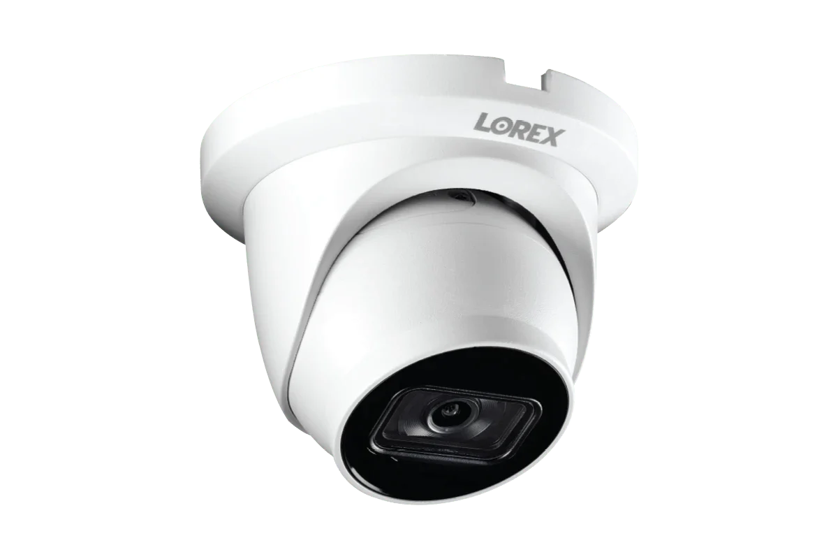 Lorex 4K 16-Camera Capable (8 Wired + 8 Fusion Wi-Fi) 2TB Wired NVR System with IP Dome Cameras featuring Listen-In Audio