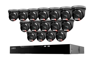 Lorex Connect X Series 4K 16-Channel Wired NVR System with X5 Turret Security Cameras - 4TB