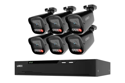 Lorex Connect X Series 4K 8-Channel Wired NVR System with X5 Bullet Security Cameras - 2TB