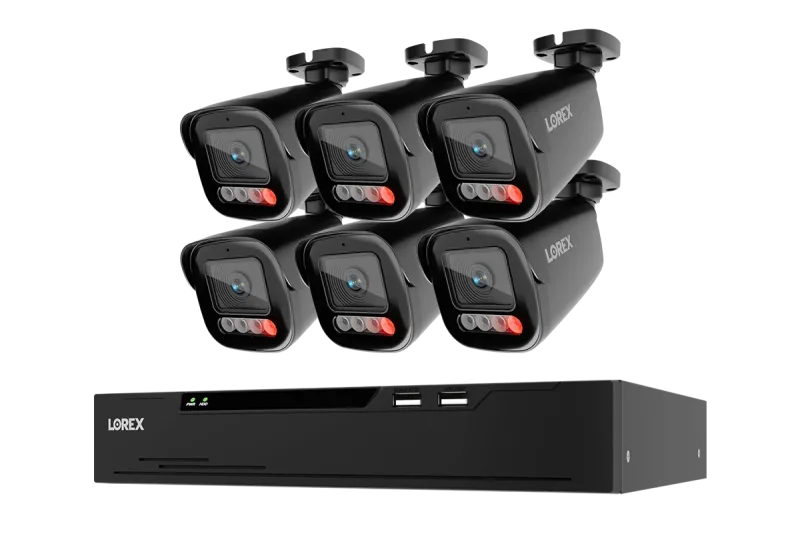Lorex Connect X Series 4K 8-Channel Wired NVR System with X5 Bullet Security Cameras - 2TB