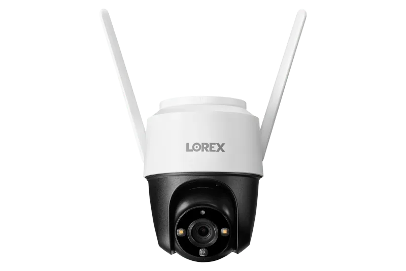 Kamera Keamanan Wi-Fi Luar Ruangan Pan-Tilt 2K Lorex (Paket 2)
