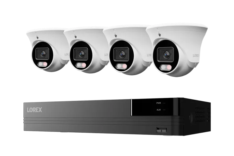 Lorex Connect U -sarja 4K 8-kanavainen langallinen NVR-järjestelmä U3 4K PoE -tornikameroilla - 2TB