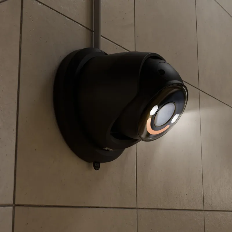 Lorex H12 4K IP kablet turret-sikkerhedskamera med intelligent sikkerhedsbelysning og intelligent bevægelsesregistrering