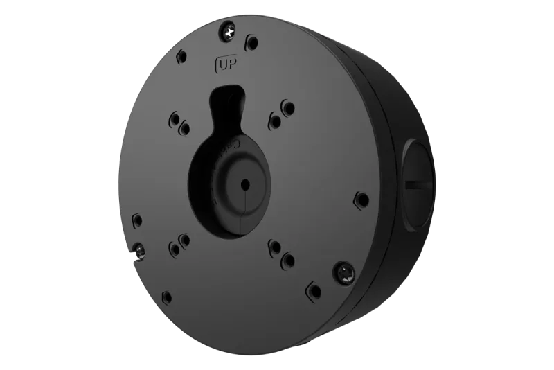 Round Junction Box for Fixed-Lens Cameras (Metal)