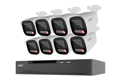Lorex Connect X Series 4K 8-Channel Wired NVR System with X5 Bullet Security Cameras - 2TB