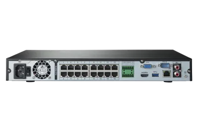 Lorex Sistem NVR Kabel 4K (Berkapasitas 32 Kamera) 6TB dengan Tiga Kamera Turret IP Nocturnal 3 Berfitur Lensa Varifocal Motorized dan Perekaman 30FPS