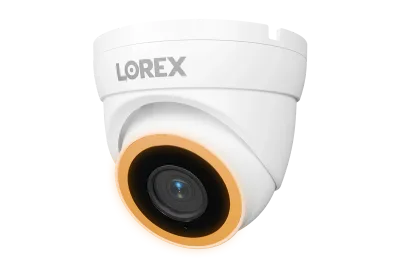 Lorex Connect V7 4K PoE Turret-kamera med Color Night IQ+ - Hvid/Sort
