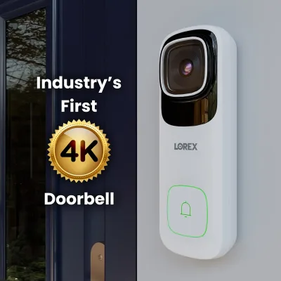 Lorex 4K langallinen videovideokello Wi-Fi Chimeboxilla