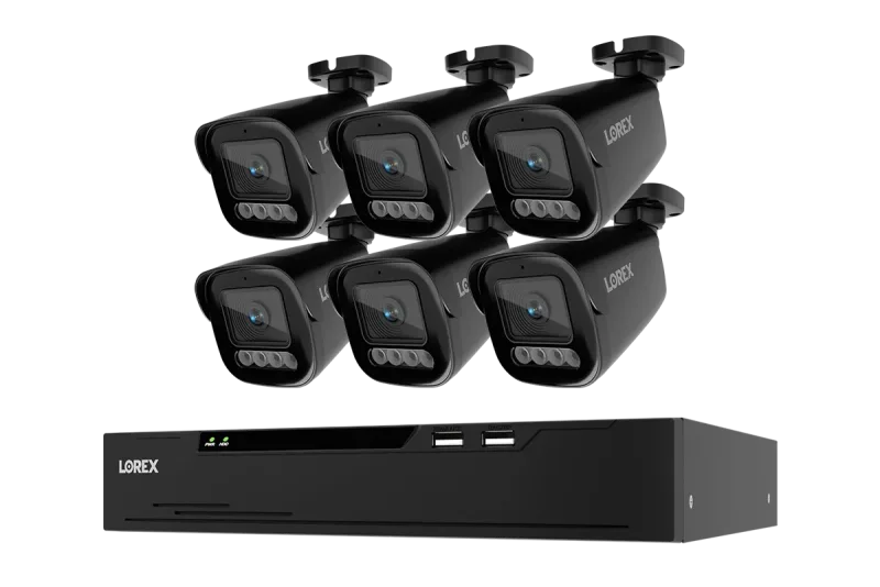 Sistema NVR cablato Lorex Connect X Series 4K a 8 canali con telecamere di sicurezza X3 Bullet - 2TB