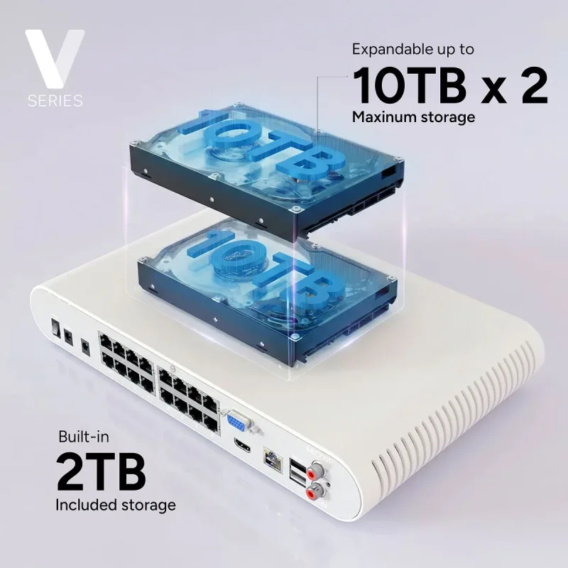 Lorex Connect VF 4K 16 canaux NVR - 2 To
