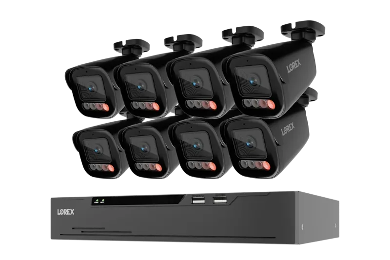 Lorex Connect X Series 4K 8-Channel Wired NVR System with X5 Bullet Security Cameras - 2TB