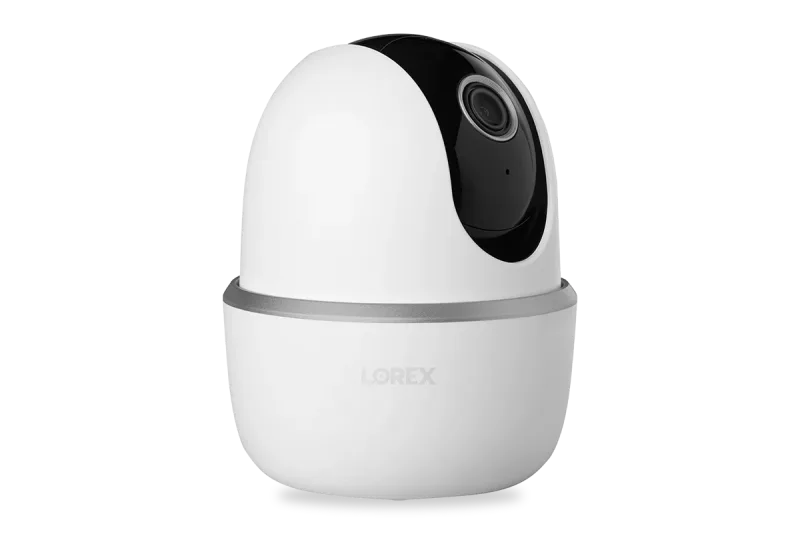 Lorex Caméra de sécurité Wi-Fi intérieure 2K à rotation et inclinaison (16 Go) - Amazon