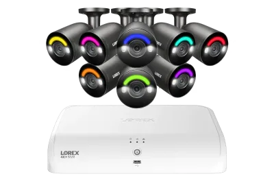 Lorex Fusion Series 4K 16-kanaligt trådbundet system (8 trådbundna + 8 Fusion Wi-Fi), 2TB med H12 trådbundna 4K IP-kuldkameror