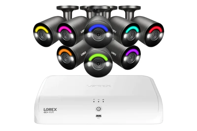 Lorex Fusion Series 4K 16-kanaligt trådbundet system (8 trådbundna + 8 Fusion Wi-Fi), 2TB med H12 trådbundna 4K IP-kuldkameror