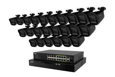 Lorex Connect X Series 4K 32-Channel Wired NVR System with X3 Bullet Security Cameras - 8TB