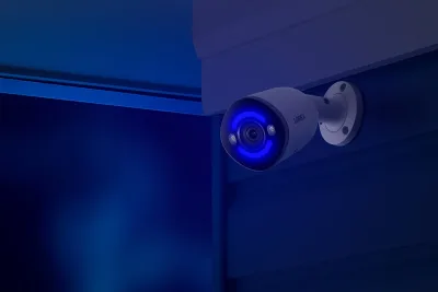 Lorex H15 Telecamere IP cablate PoE AI a proiettile 4K con illuminazione di sicurezza smart e deterrenza (confezione da 4, Open Box)