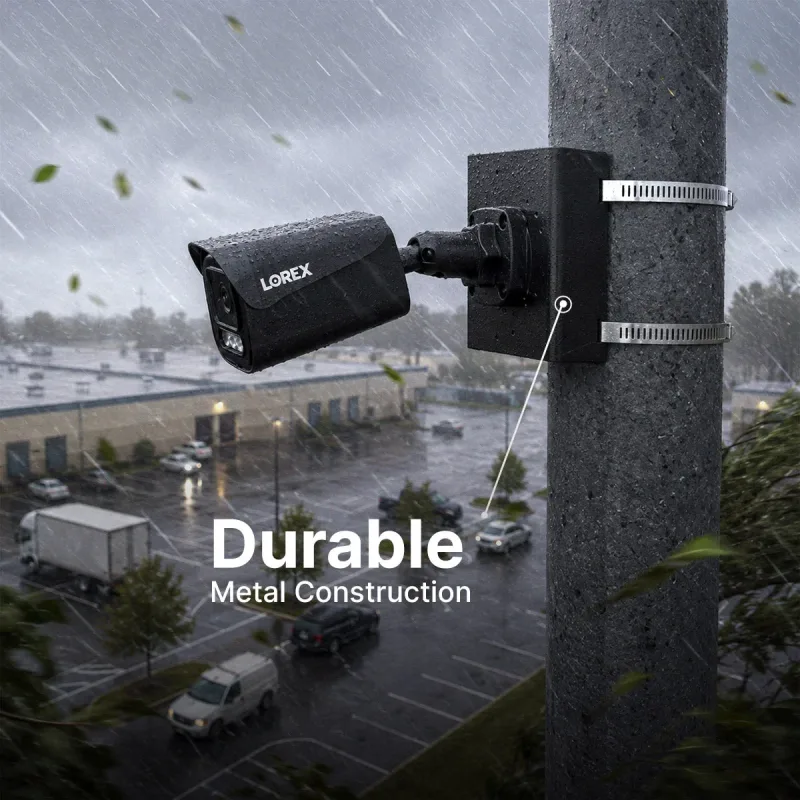 Pole Mount Bracket for Motorized Varifocal and Dual-Lens Cameras (Metal)