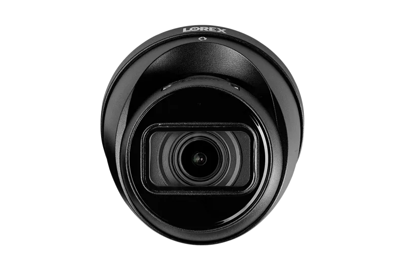 Lorex Sistem NVR Kabel 4K (Berkapasitas 32 Kamera) 6TB dengan Tiga Kamera Turret IP Nocturnal 3 Berfitur Lensa Varifocal Motorized dan Perekaman 30FPS