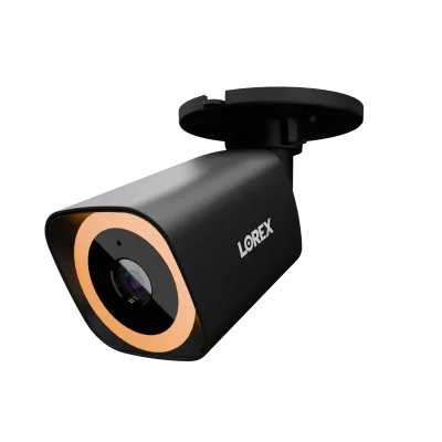 Lorex Connect V7 4K PoE 총알형 카메라 with Color Night IQ+ - 화이트/블랙