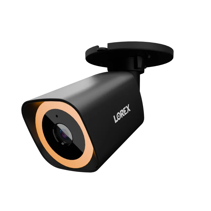 Lorex Connect V7 4K PoE 총알형 카메라 with Color Night IQ+ - 화이트/블랙