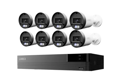 Lorex Connect U Series 4K 8-kanals kablet NVR-system med U3 2K+ PoE-bulletkameraer - 2TB