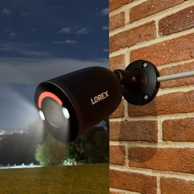 Sistema NVR cablato Lorex Fusion Series 4K con capacità di 16 telecamere (cablato o Fusion Wi-Fi) e 4TB, con telecamere H12 IP Bullet 4K cablate