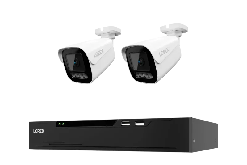Sistema NVR cablato Lorex Connect X Series 4K a 8 canali con telecamere di sicurezza X3 Bullet - 2TB