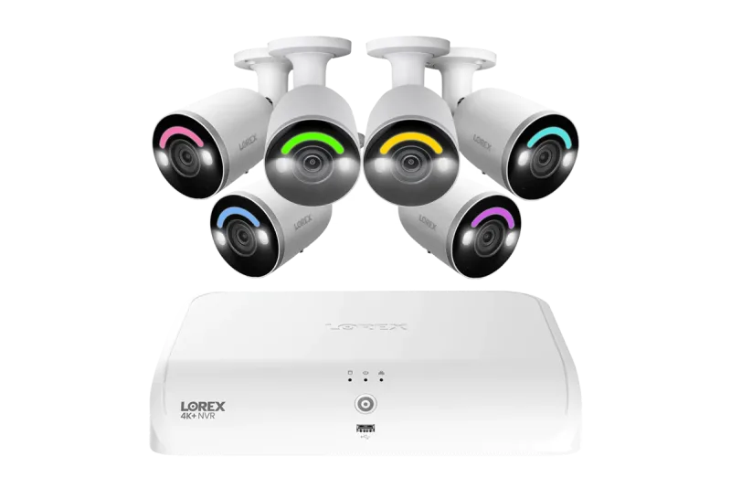 Lorex Fusion Series 4K 16-kanaligt trådbundet system (8 trådbundna + 8 Fusion Wi-Fi), 2TB med H12 trådbundna 4K IP-kuldkameror