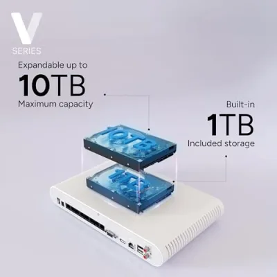Lorex Connect (uusi sovellus) | V-sarja | 8Ch 4K NVR -järjestelmä | 3 mustaa IP PoE -kameraa