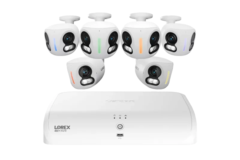 Lorex Classic Fusion Series 4K+ 16 Channel 2TB Wired NVR System with 4K IP Dual Lens Cameras