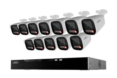 Lorex Connect X Series 4K 16-Channel Wired NVR System with X5 Bullet Security Cameras - 4TB