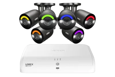 Lorex Fusion Series 4K 16-kanaligt trådbundet system (8 trådbundna + 8 Fusion Wi-Fi), 2TB med H12 trådbundna 4K IP-kuldkameror