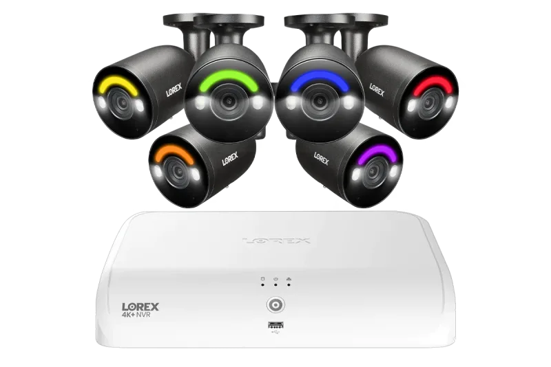 Lorex Fusion Series 4K 16-kanaligt trådbundet system (8 trådbundna + 8 Fusion Wi-Fi), 2TB med H12 trådbundna 4K IP-kuldkameror