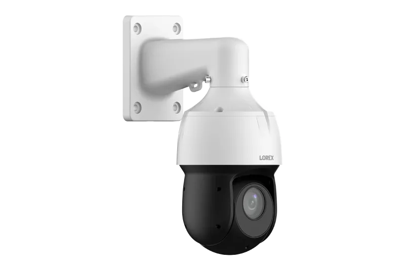 Lorex 2K (4MP) kablet IP PTZ-sikkerhedskamera med AI-detektion og 25x optisk zoom