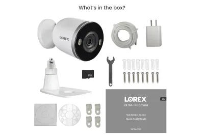 Lorex Kamera Keamanan Wi-Fi 2K Spotlight Dalam/Luar Ruangan (32GB, Cloud-Enabled) - Amazon