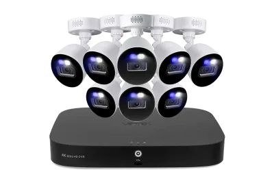 Système DVR filaire Lorex Classic Fusion 4K 20 canaux (16 filaires + 4 Wi-Fi) 1 To avec caméras bullet à dissuasion active