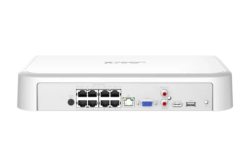 Lorex 4K+ 12MP 16 Camera Capable (8 Wired + 8 Fusion Wi-Fi ) 2TB Wired NVR System with H30 IP Turret Cameras
