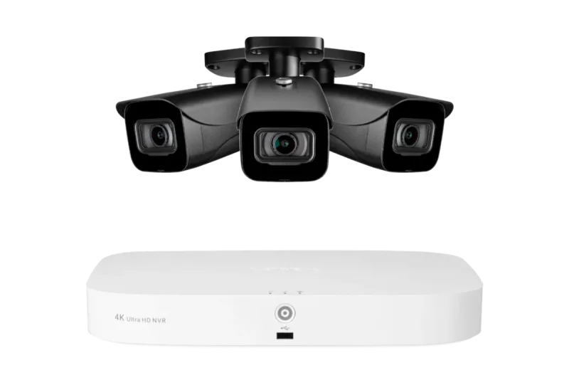 Lorex 4K 16 Camera Capable (8 Wired and 8 Fusion Wi-Fi) 2TB Wired NVR System with 3 IP Bullet Cameras - Amazon