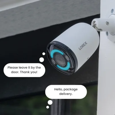 Lorex Fusion NVR with 2 Dual Lens and 6 IP Security Cameras - 4K 16-Channel 2TB Wired System