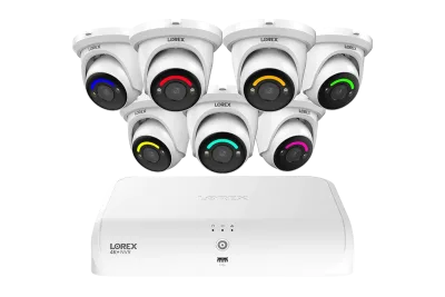 Lorex Fusion Series 4K 16 canali (8 cablati + 8 Fusion Wi-Fi) sistema cablato 2TB con telecamere dome IP cablate H12 4K (Amazon)