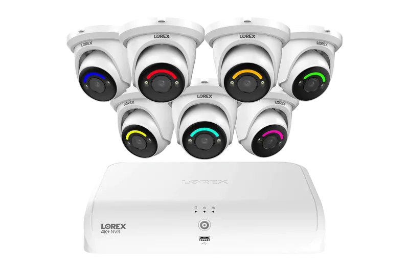 Lorex Fusion Series 4K 16 canali (8 cablati + 8 Fusion Wi-Fi) sistema cablato 2TB con telecamere dome IP cablate H12 4K (Amazon)