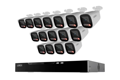Lorex Connect X Series 4K 16-Channel Wired NVR System with X5 Bullet Security Cameras - 4TB