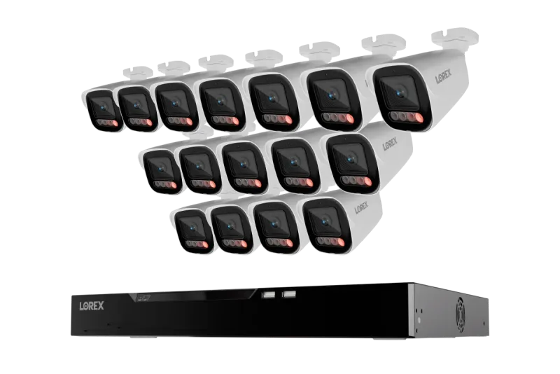 Lorex Connect X Series 4K 16-Channel Wired NVR System with X5 Bullet Security Cameras - 4TB