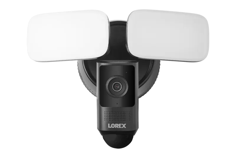 Lorex 2K Wired Floodlight Security Camera - Black (One Pack) - Amazon