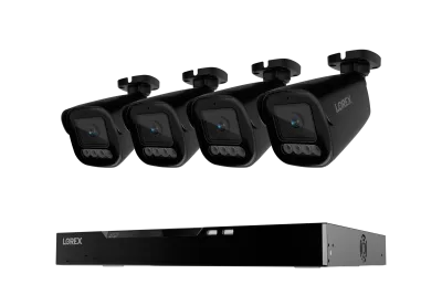 Lorex Connect X Series 4K 16-kanals kablet NVR-system med X3 bullet-sikkerhedskameraer - 4TB