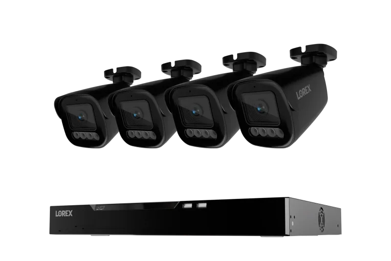 Lorex Connect X Series 4K 16-kanals kablet NVR-system med X3 bullet-sikkerhedskameraer - 4TB