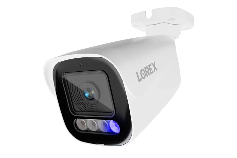 Caméra balle PoE Lorex Connect X5 4K avec Color Night IQ+ - Blanc/Noir
