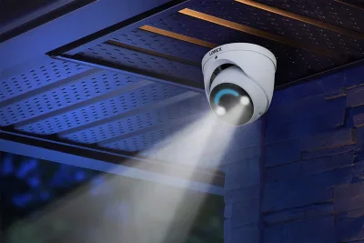 Lorex 4K 16-kamerassystem (8 trådbundna och 8 Fusion Wi-Fi) med 2TB trådbunden NVR och 3 domekameror med Smart Security Lighting – Amazon