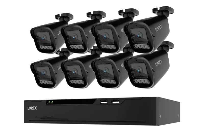 Sistema NVR cablato Lorex Connect X Series 4K a 8 canali con telecamere di sicurezza X3 Bullet - 2TB