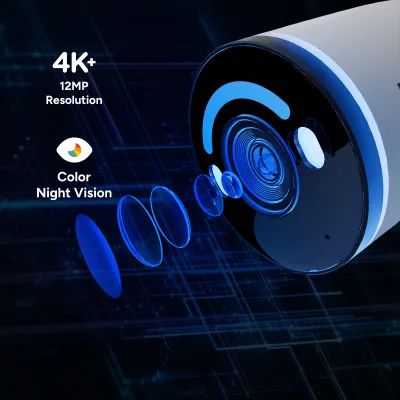 Lorex Cámara tipo bala PoE con IA 4K+ Classic con detección de personas y vehículos